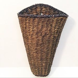 Rattan Wicker Woven Seasonal Floral Door Basket
